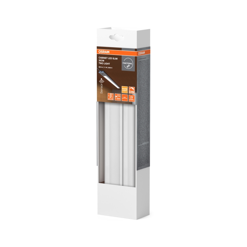 Osram - LED stmievateľné svietidlo pod kuchynskú linku s pohybovým senzorom CABINET LED/11W/230V 3000K 30 cm biela