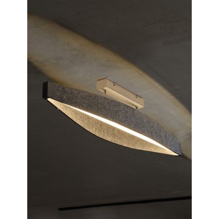 Osram - LED Prisadený luster DECOR FLAT LED/23W/230V sivý