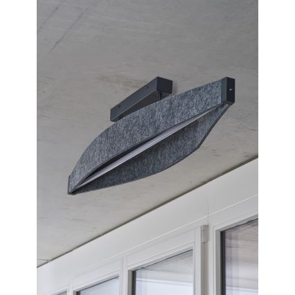 Osram - LED Prisadený luster DECOR FLAT LED/23W/230V sivý