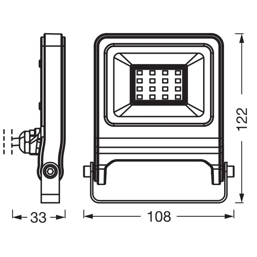 Osram - LED reflektor ENDURA LED/10W/230V 4000K IP65