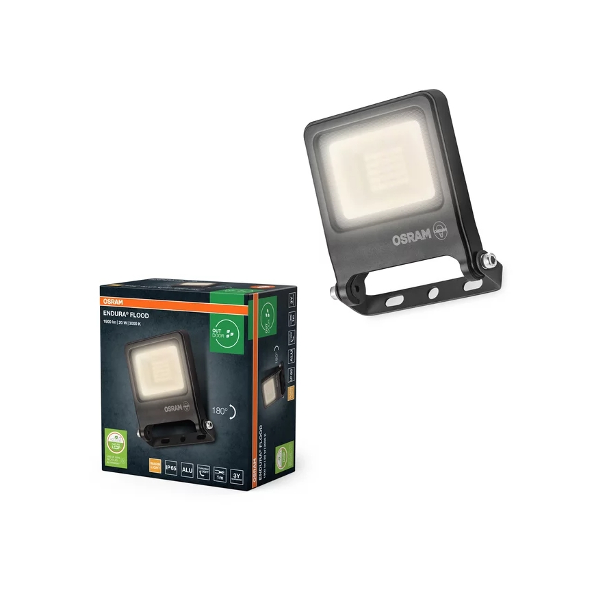 Osram - LED reflektor ENDURA LED/20W/230V 3000K IP65 antracit