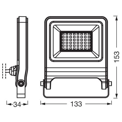 Osram - LED reflektor ENDURA LED/30W/230V 3000K IP65