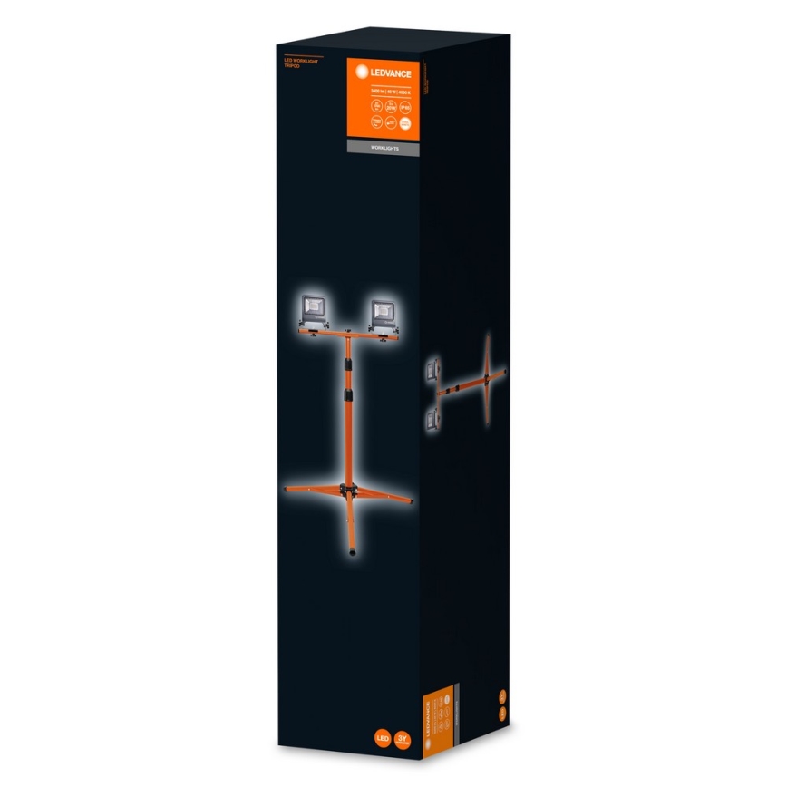 Osram - LED Reflektor na stojane TRIPOD 2xLED/20W/230V IP65