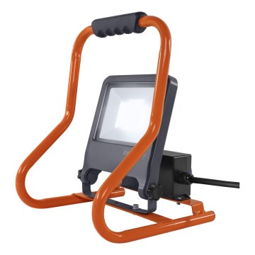 Osram - LED reflektor s držiakom a zásuvkami R-STAND LED/50W/230V 4000K IP44 oranžová/antracitová