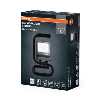Osram - LED reflektor s držiakom S-STAND LED/20W/230V 4000K IP65 antracit