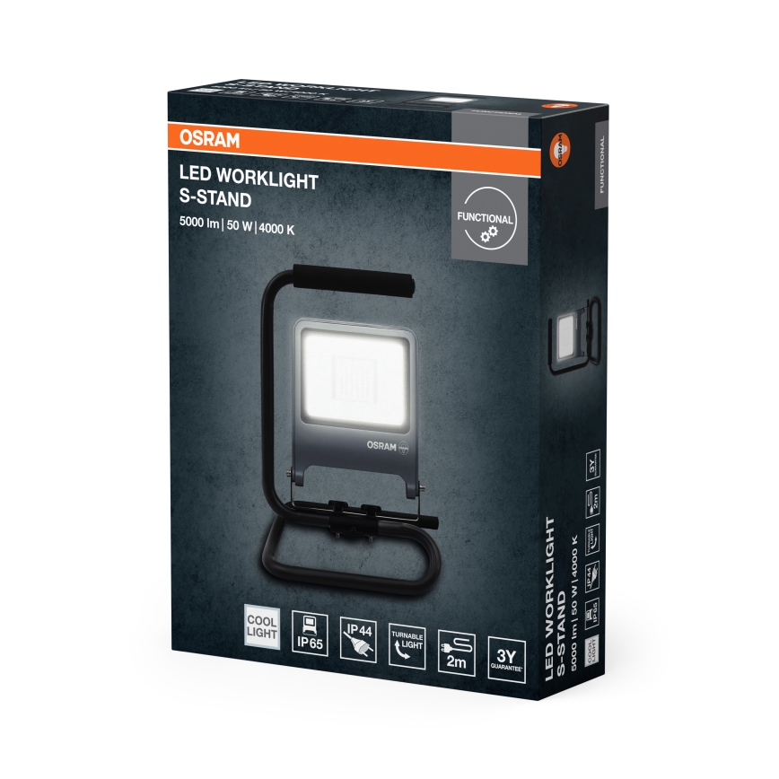 Osram - LED reflektor s držiakom S-STAND LED/50W/230V 4000K IP65 antracit