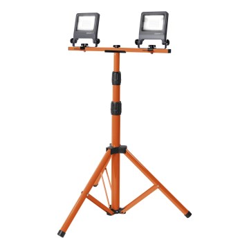 Osram - LED Reflektor s držiakom TRIPOD 2xLED/20W/230V 4000K IP65 oranžová/antracit