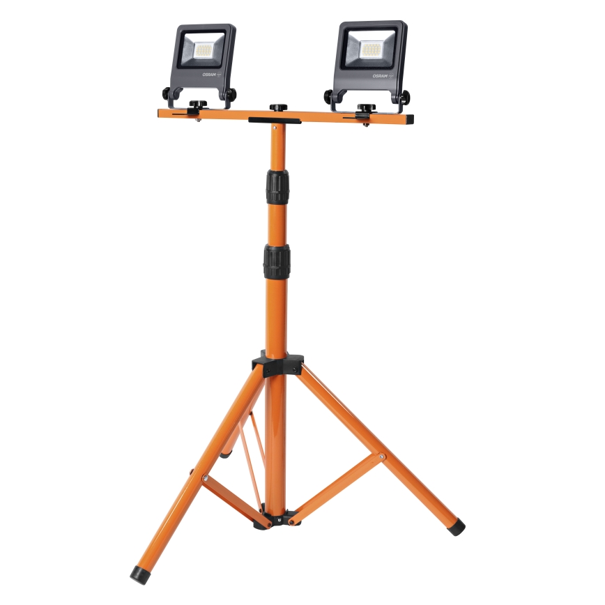 Osram - LED Reflektor s držiakom TRIPOD 2xLED/20W/230V 4000K IP65 oranžová/antracit