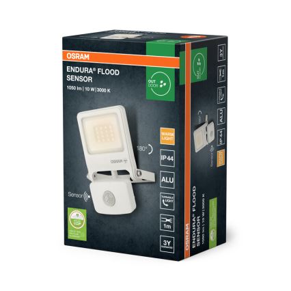 Osram - LED reflektor so snímačom ENDURA LED/10W/230V 3000K IP44
