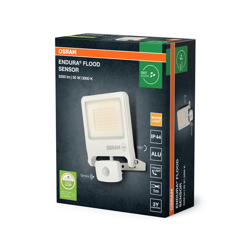 Osram - LED reflektor so snímačom ENDURA LED/50W/230V 3000K IP44
