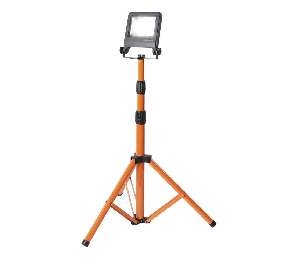Osram - LED reflektor so statívom TRIPOD LED/30W/230V 4000K IP65 oranžový 4099854572197