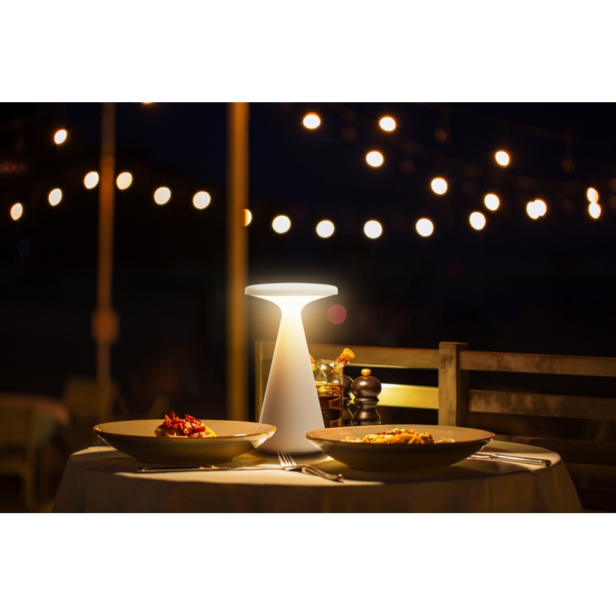Osram - RGB LED vonkajšia stolová lampa SMART+ TWIST, stmievateľná, dotyková, nabíjacia, 1,35 W / 3,7 V / 1800 mAh, IP44
