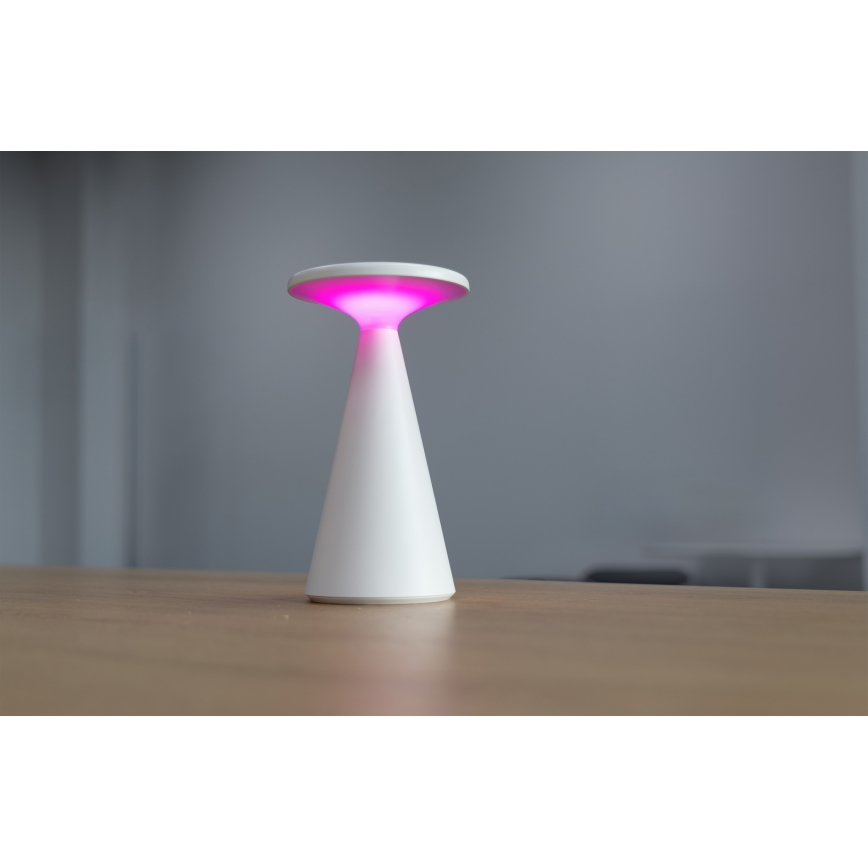 Osram - RGB LED vonkajšia stolová lampa SMART+ TWIST, stmievateľná, dotyková, nabíjacia, 1,35 W / 3,7 V / 1800 mAh, IP44