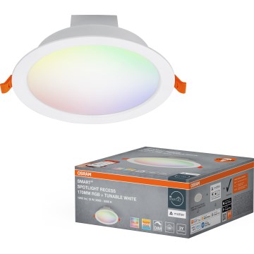 Osram - LED RGB stlmiteľné zapustené svietidlo SMART+ DOWNLIGHT LED/12W/230V 3000-6500K Wi-Fi