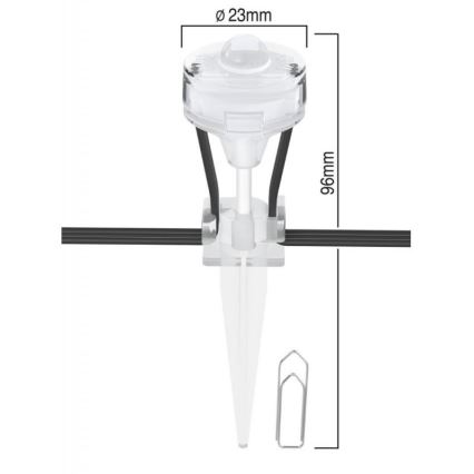 Osram - LED RGB Stmievateľná vonkajšia dekorácia LIGHTIFY 3xLED/1,5W/230V IP66