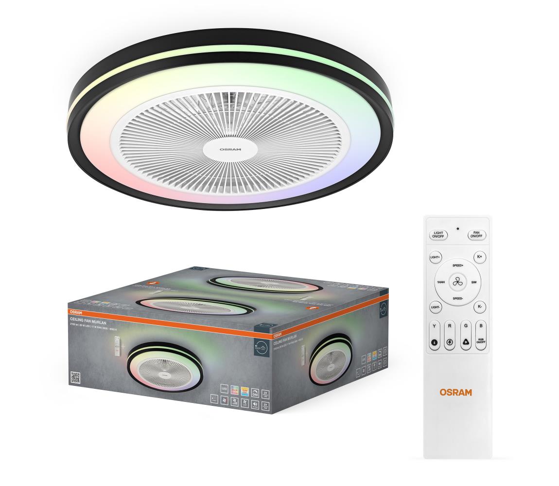 Osram - LED RGB stmievateľné svietidlo s látorom MURLAN LED/26W/230V 3000-6500K + diaľkové ovládanie 4058075857995