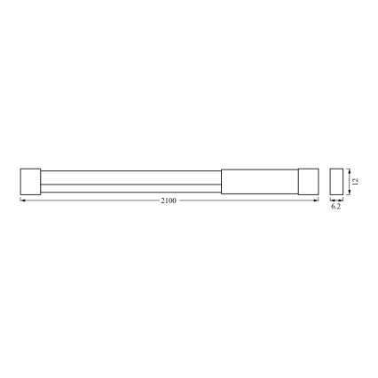 Osram - RGBW LED stmievateľný pás NEON FLEX 2m LED/4W/5V + diaľkové ovládanie