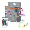 Osram - LED RGB stmievateľný pásik pre TV FLEX AUDIO 2 m LED/3,6W/5V + diaľkové ovládanie