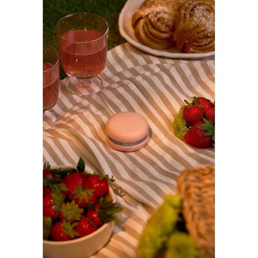 Osram - LED RGB Stmievateľný reproduktor SMART+ MACARON LED/1,75W/3,7V 450 mAh ružová
