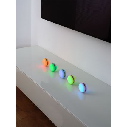 Osram - LED RGB Stmievateľný reproduktor SMART+ MACARON LED/1,75W/3,7V 450 mAh ružová