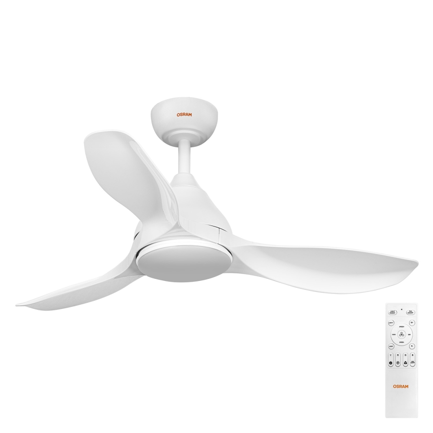 Osram - LED RGB stmievateľný stropný ventilátor NORDES LED/18W/230V 3000-6500K + diaľkové ovládanie