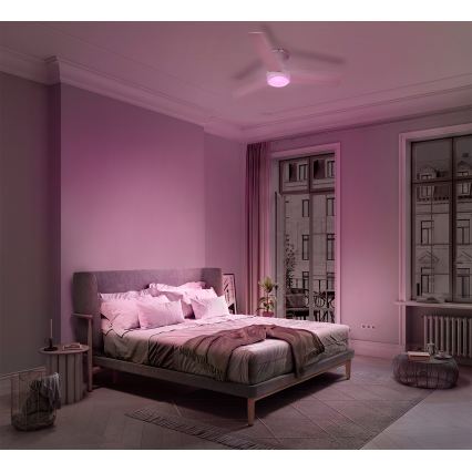 Osram - LED RGB stmievateľný stropný ventilátor NORDES LED/18W/230V 3000-6500K + diaľkové ovládanie