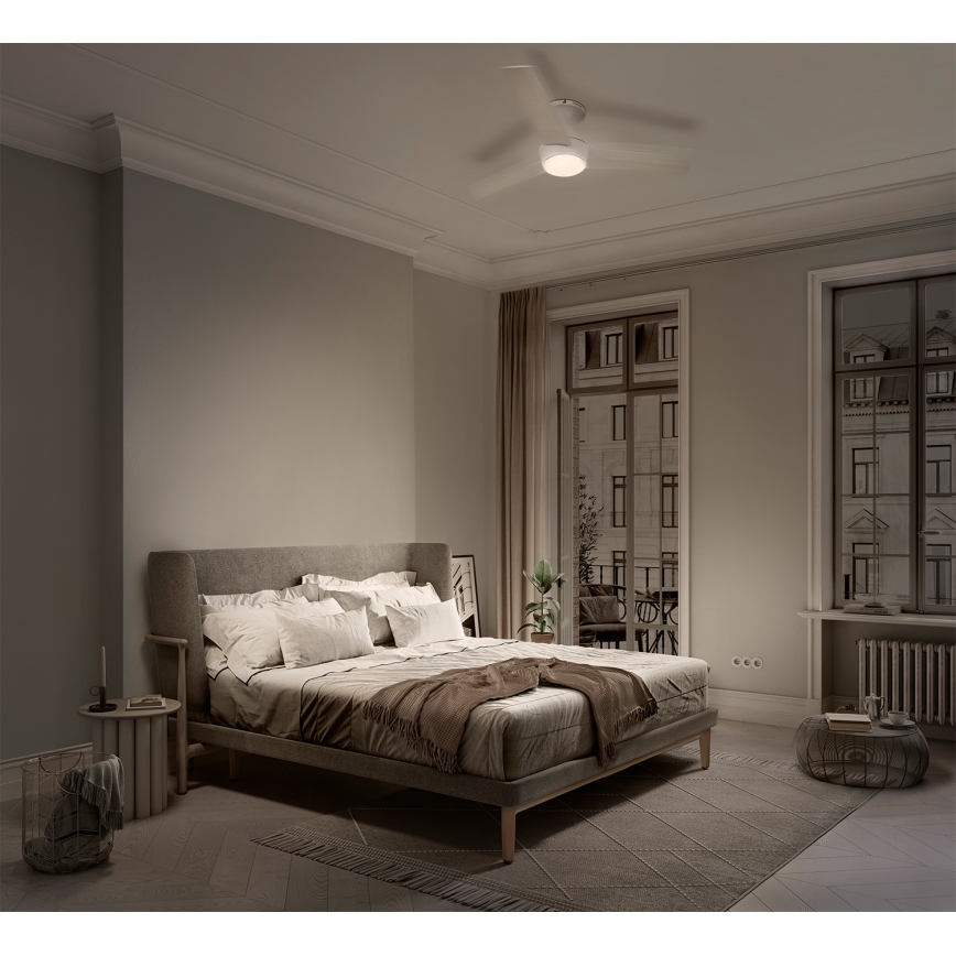 Osram - LED RGB stmievateľný stropný ventilátor NORDES LED/18W/230V 3000-6500K + diaľkové ovládanie