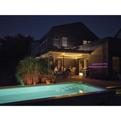 Osram - LED RGB stmievateľný vonkajší pás FLEX 10m LED/70W/230V IP65 + diaľkové ovládanie