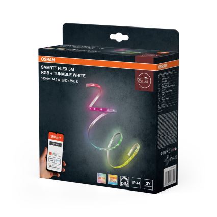 Osram - LED RGBW Stmievateľný vonkajší pásik SMART+ FLEX 5m LED/14,5W/230V 2700-6500K IP44 Wi-Fi
