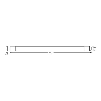 Osram - LED RGBW Stmievateľný vonkajší pásik SMART+ FLEX 5m LED/14,5W/230V 2700-6500K IP44 Wi-Fi