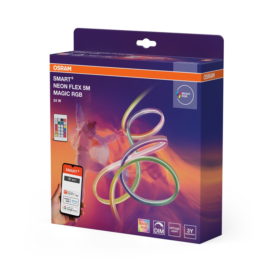 Osram - LED RGB Stmievateľný vonkajší pás SMART+ MAGIC 5m LED/24W/230V IP44 Wi-Fi+ diaľkové ovládanie