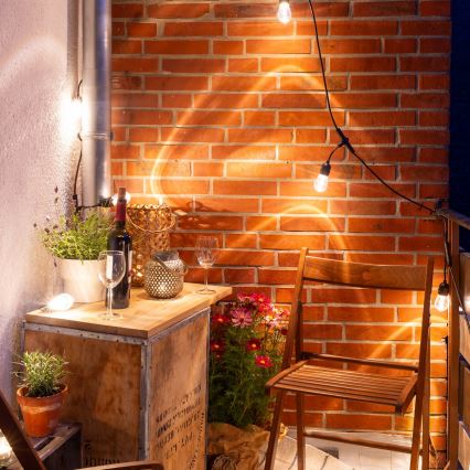 Osram - LED RGB stmievateľná vonkajšia svetelná reťaz SMART+ STRING 12xLED/230V 7,47m IP44 Wi-Fi