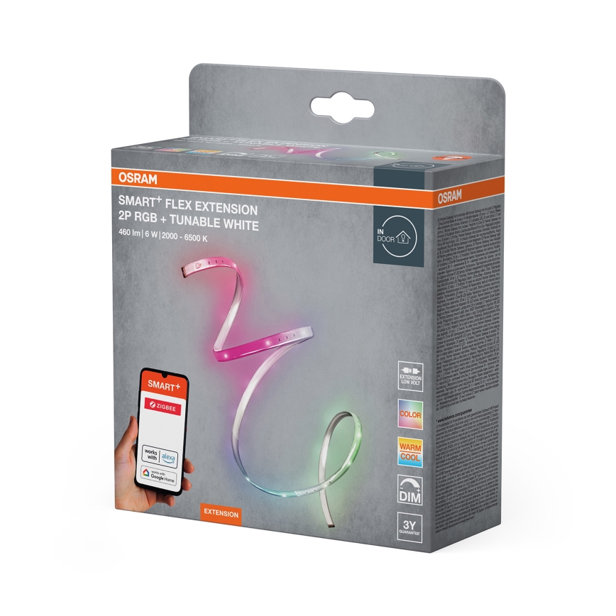 Osram - LED RGB+TW Rozšíriteľný stmievateľný pásik SMART+ FLEX 1,2m LED/6W/12V