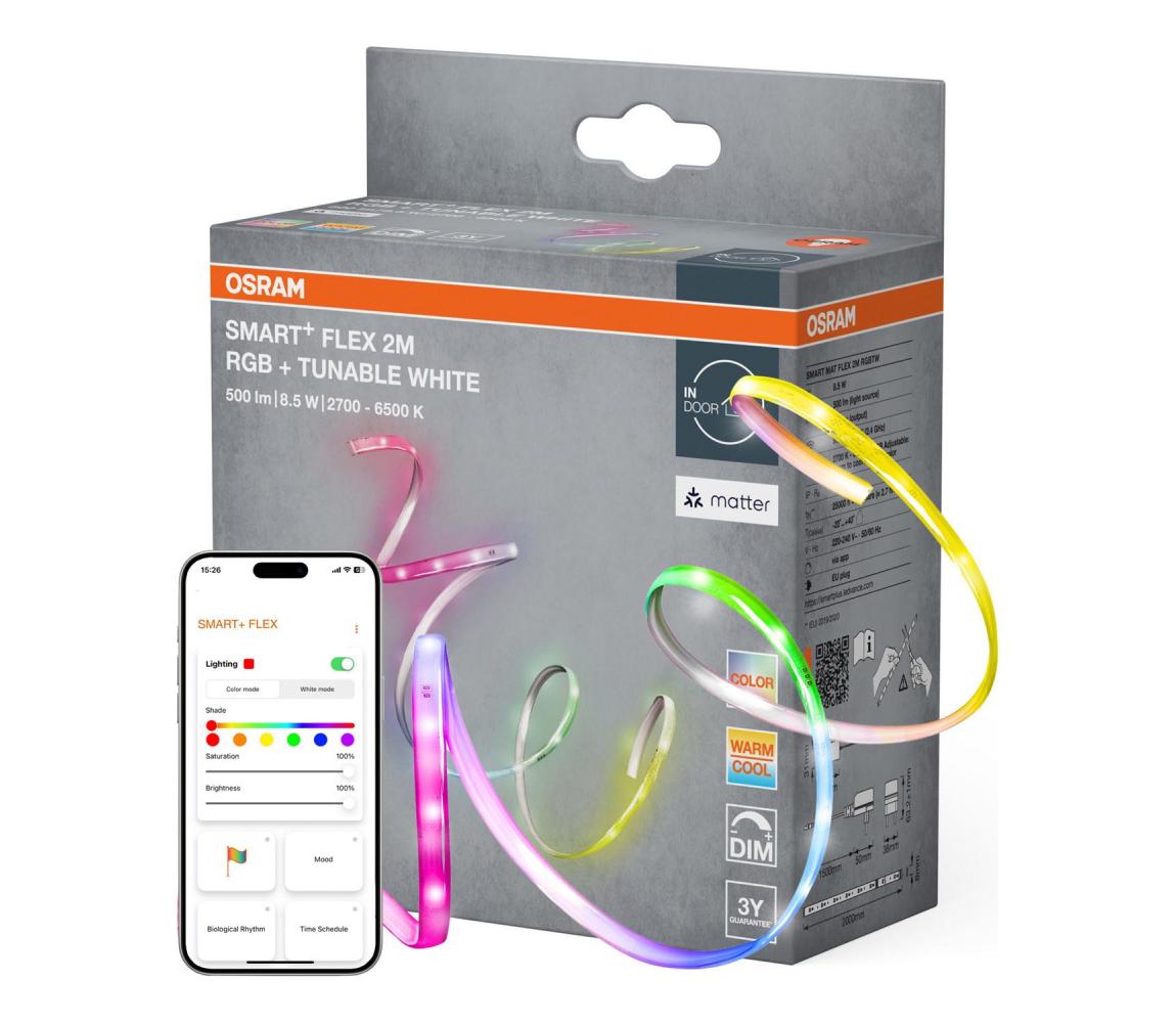 Osram - LED RGB+TW Stmievateľný pásik SMART+ FLEX 2m LED/8,5W/230V 2700-6500K Wi-Fi 4099854475214