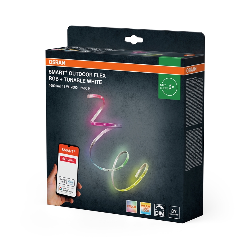 Osram - LED RGB+TW stmievateľný vonkajší pásik SMART+ FLEX 5m LED/11W/230V 2000-6500K IP65