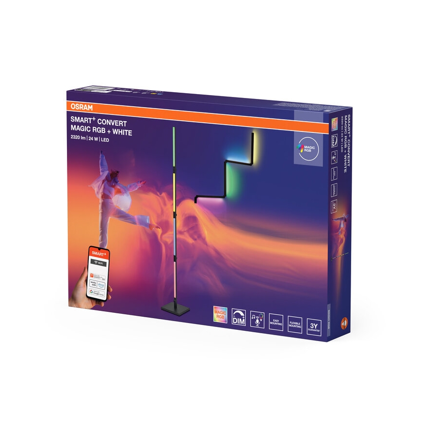 Osram - LED RGBW Stmievateľná stojacia lampa 2v1 SMART+ MAGIC LED/24W/230V Wi-Fi