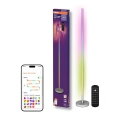 Osram - LED RGBW stmievateľná stojacia lampa SMART+ MAGIC LED/11,5W/230V 2700-6500K strieborná Wi-Fi + diaľkové ovládanie