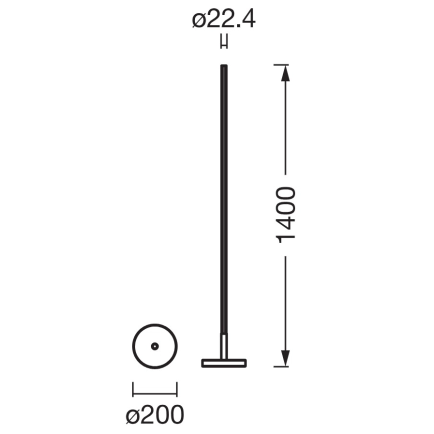 Osram - LED RGBW stmievateľná stojacia lampa SMART+ MAGIC LED/11,5W/230V 2700-6500K strieborná Wi-Fi + diaľkové ovládanie