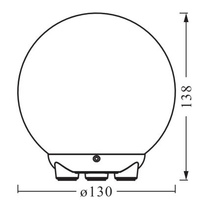 Ledvance - LED RGBW Stmievateľná nabíjateľná stolová lampa SMART+ MAGIC LED/2,5W/5V 2200-6500K Wi-Fi biela
