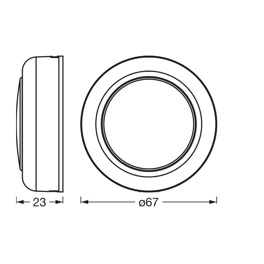 Osram - LED RGBW Stmievateľné dotykové orientačné svietidlo SMART+ DOT-IT LED/0,5W/3,7V 300 mAh