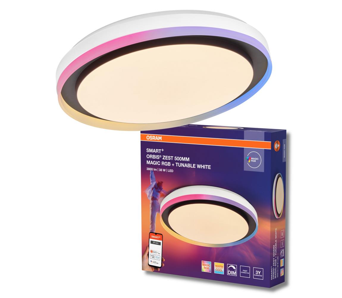 Osram - LED RGBW stmievateľné stropné svietidlo SMART+ MAGIC LED/38W/230V Wi-Fi 4099854472350