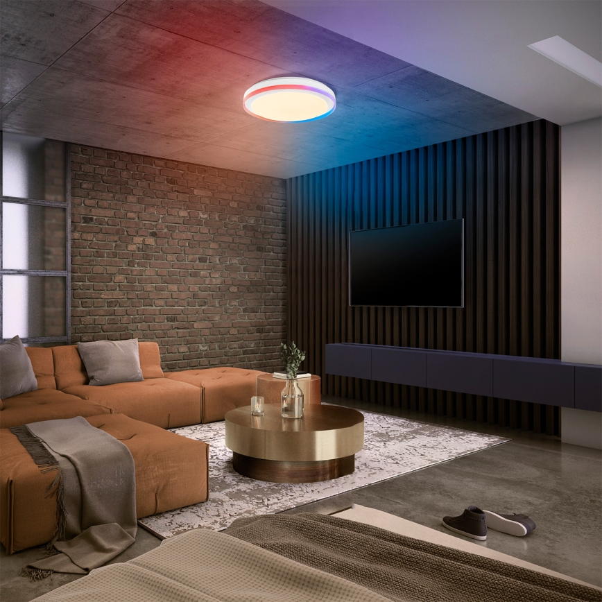 Osram - LED RGBW stmievateľné stropné svietidlo SMART+ MAGIC LED/38W/230V priemer 49 cm biela 2700-6500K Wi-Fi