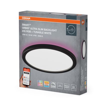 Osram - LED RGBW Stmievateľné stropné svietidlo SMART+ ORBIS LED/19W/230V pr. 23,5 cm 2700-6500K Wi-Fi