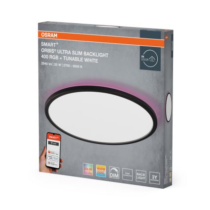 Osram - LED RGBW stmievateľné stropné svietidlo SMART+ ORBIS LED/25W/230V pr. 40 cm 2700-6500K Wi-Fi