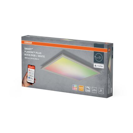 Osram -LED RGBW Stmievateľné stropné svietidlo SMART+ PLANON LED/28W/230V 60x30 cm Wi-Fi