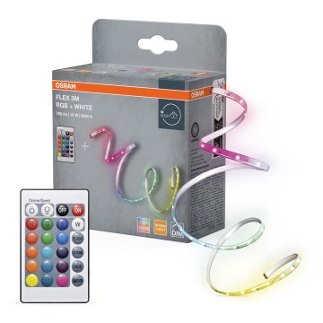 Osram - LED RGBW stmievateľný pásik FLEX 3m LED/10W/230V + diaľkové ovládanie