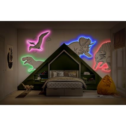 Osram - LED RGBW stmievateľný pásik FLEX 5m LED/10W/230V + diaľkové ovládanie