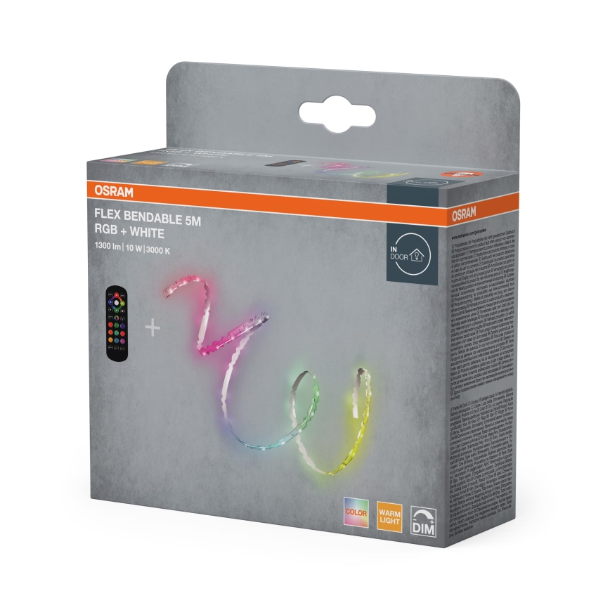 Osram - LED RGBW stmievateľný pásik FLEX 5m LED/10W/230V + diaľkové ovládanie