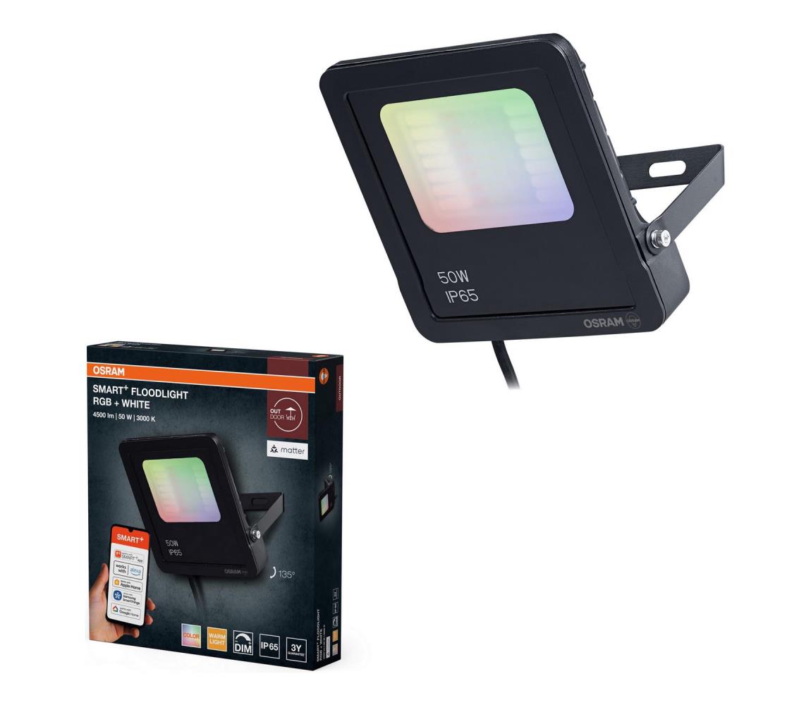 Osram - LED RGBW stmievateľný reflektor SMART+ FLOODLIGHT LED/50W/230V IP65 Wi-Fi 4099854739828
