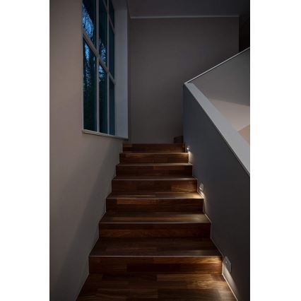 Osram - LED Schodiskové svietidlo so senzorom NIGHTLUX LED/0,25W/3xAAA IP54 biely